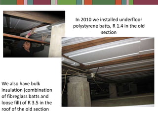 Our house became an esky! Mesh was applied over the Greenboard which was then cement rendered.