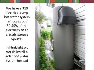 We have no air conditioner (though one would be nice for the 40°+ days. Lucky we’re so close to the pool!)There are 6 ceiling fans throughout the house.  The timber ones were originally in the living area and weren’t strong enough, but work well in the bedrooms.More effective fans:1.  Are metal2.  Have longer blades3.  Are set as low as is safe4.  Have more powerful motors