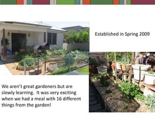 Vegetable gardens
