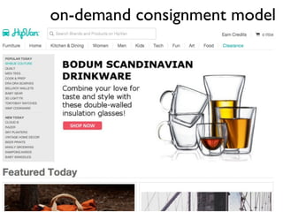 on-demand consignment model
 