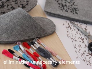 elliminating unnecesary elements
 
