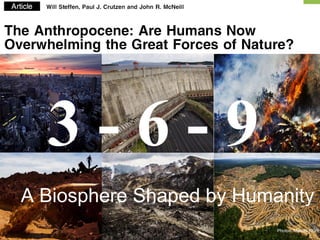 Sustainable Intensification of Agricultural Development:  The scientific support for a new paradigm