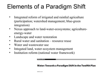 Sustainable Intensification of Agricultural Development:  The scientific support for a new paradigm