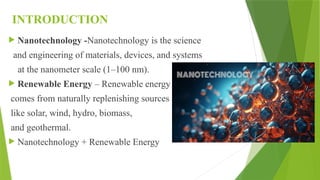 Sustainable Nanotechnology for Renewable Energy Harvesting.pptx