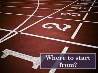 Where to start
from?
 