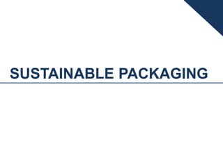 SUSTAINABLE PACKAGING
 