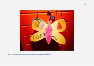 10
Source: https://pixabay.com/photos/name-butterfly-name-tag-children-372190/
 