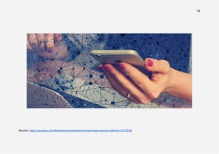 18
Source: https://pixabay.com/illustrations/smartphone-hand-web-woman-network-5207836/
 