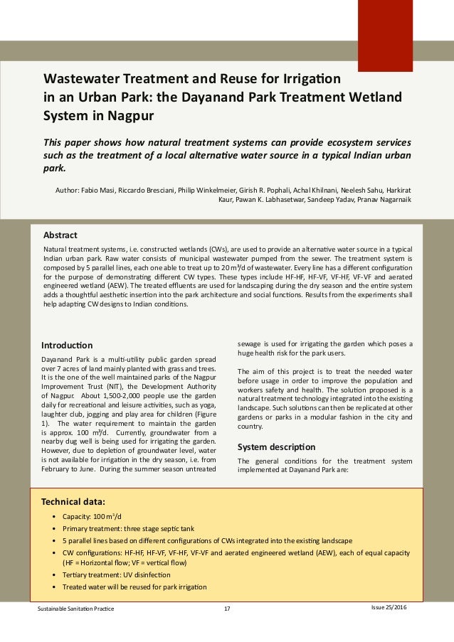 Manual On Wastewater Treatment Cpheeo Manual Download