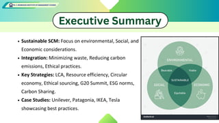 Exploring Sustainable Supply Chain Management Practices | PDF