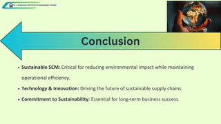 Exploring Sustainable Supply Chain Management Practices | PDF