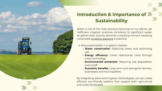 Sustainable Solutions: Advanced Technologies in Irrigation Design and ...
