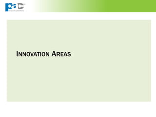 INNOVATION AREAS
 