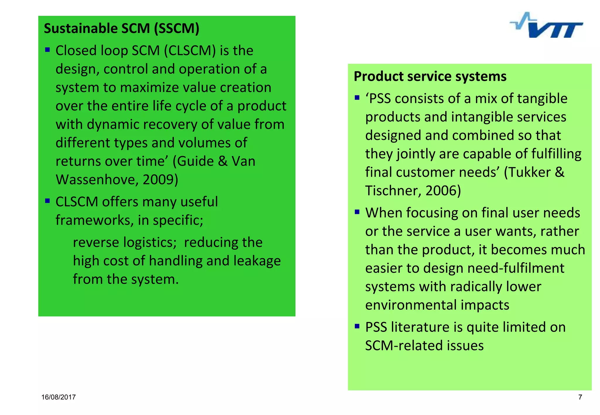 Sustainable supply chain management in a circular economy slide share ...