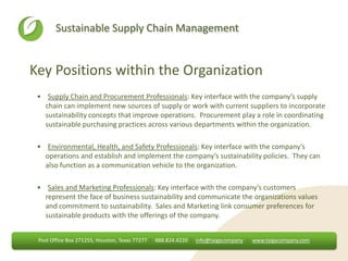 Sustainable Supply Chain Managment Presentation