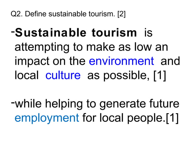 Sustainable Tourism PPT