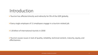 Sustainable tourism development | PPTX