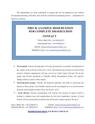 49 Best Tourism Research Proposal Topics Ideas for students
