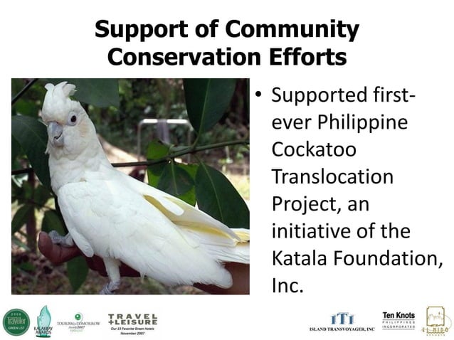 “Sustainable tourism for biodiversity conservation – Case study: El ...