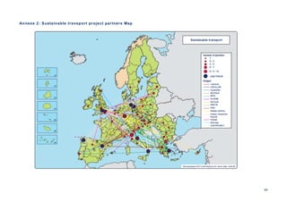44
Annexe 2: Sustainable transport project partners Map
 
