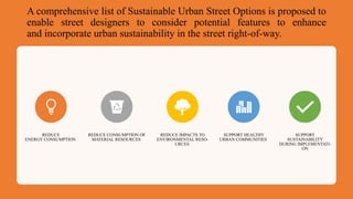SUSTAINABLE URBAN STREET DESIGN AND ASSESSMENT.pptx