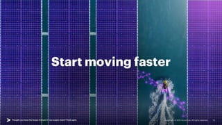 Thought you knew the Scope 3 issues in your supply chain? Think again.
Start moving faster
Copyright © 2022 Accenture. All rights reserved. 10
 