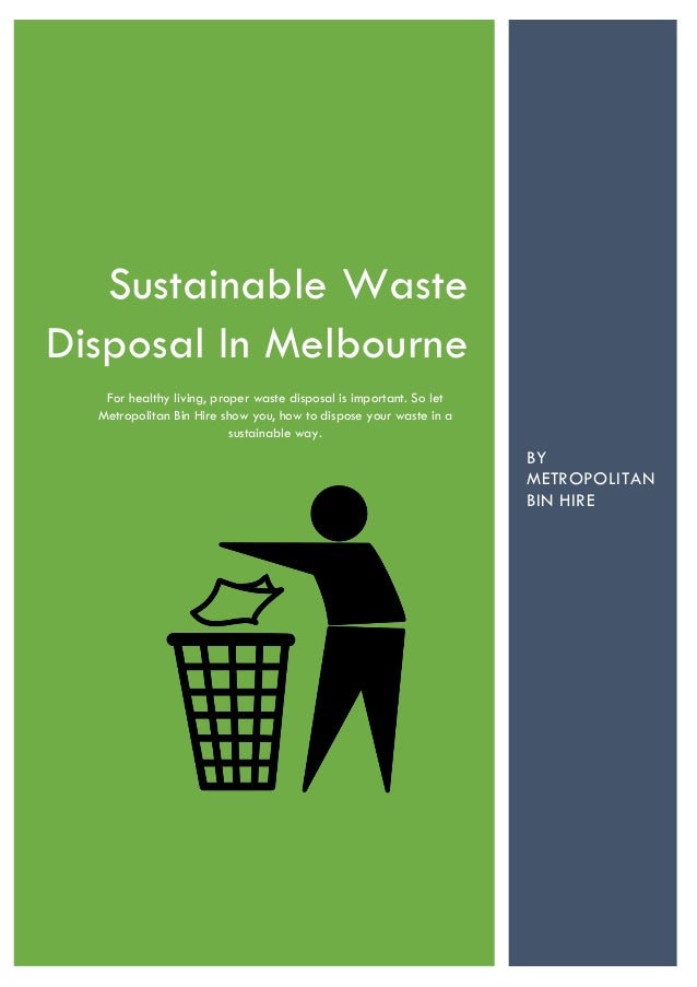 Sustainable Waste Disposal In Melbourne