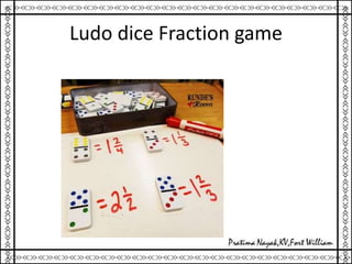 Ludo dice Fraction game
 