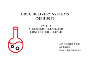 sustained and controlled release drug delivery system ppt.pptx