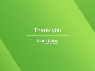 Making good even better
Thank you
 