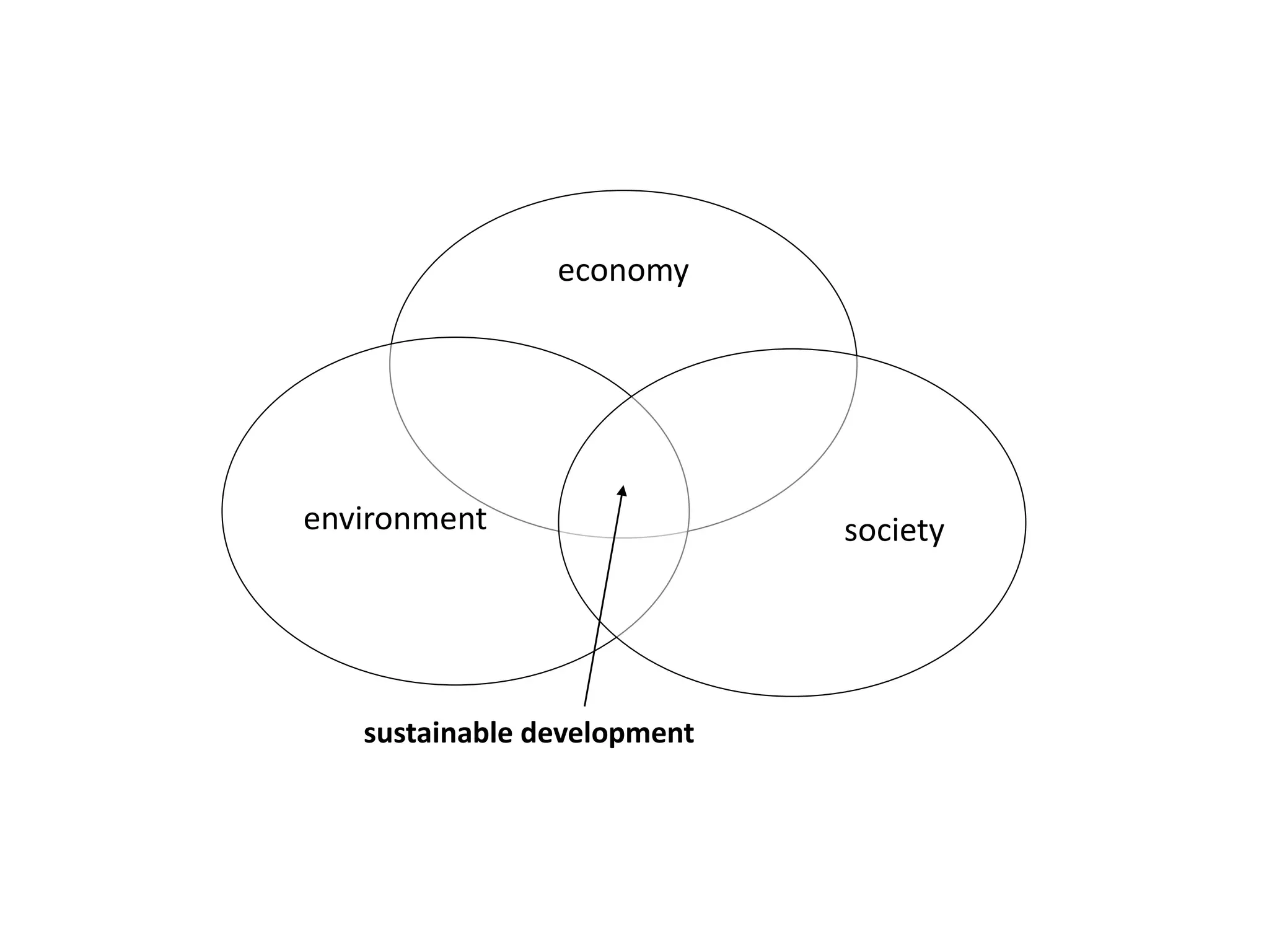 economy
environment society
sustainable development
 