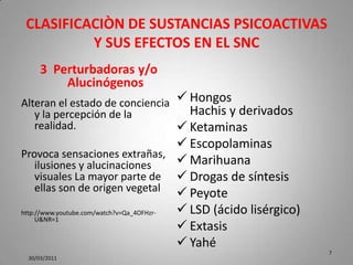 Inhibe mecanismos cerebrales
