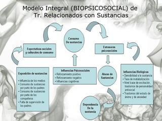 Modelo Integral (BIOPSICOSOCIAL) de  Tr. Relacionados con Sustancias 