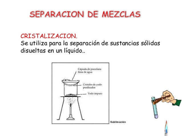 Sustancias puras y mezclas