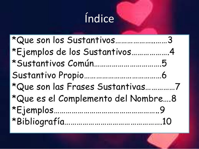 Sustantivos Frases Sustantivas Complemento Del Nombre