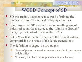 Sustainable Development Framework for Environment.ppt