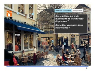 5
Como utilizar a grande
quantidade de informações
disponíveis?
Como tirar vantagem deste
novo mundo?
 