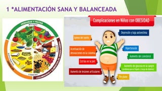 1 *ALIMENTACIÓN SANA Y BALANCEADA
 