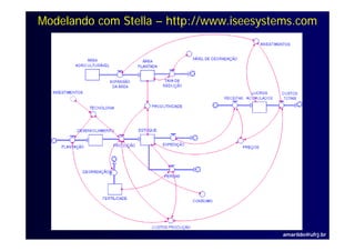 Modelando com Stella – http://www.iseesystems.com




                                          amarildo@ufrj.br
 