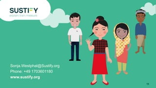 Sonja.Westphal@Sustify.org
Phone: +49 1703601180
www.sustify.org
11
 
