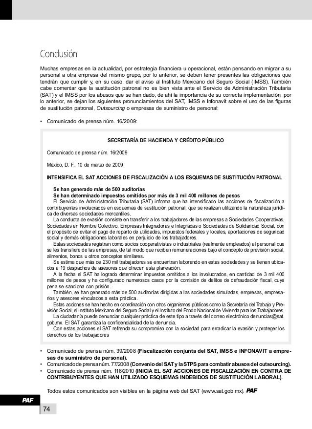 Sustitución patronal. efectos laborales y de seguridad social