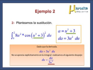2- Planteamos la sustitución.
 