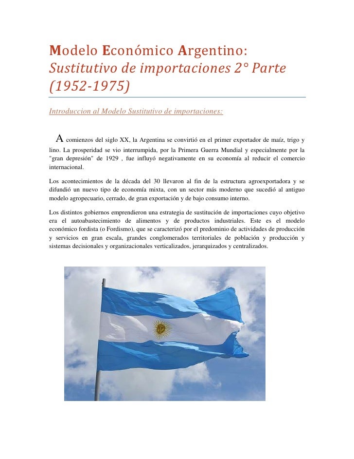 Sustitutivo de importaciones 2 Sustitutivo de importaciones 2
