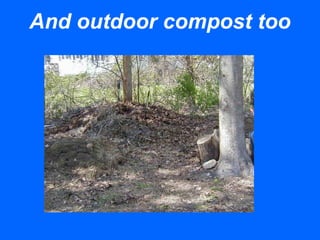 And outdoor compost too
 