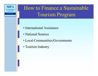 Program Under Tourism Sustainable Tourism and it's requirement.pptx