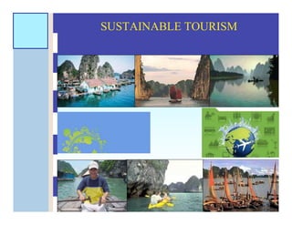 SUSTAINABLE TOURISM
 