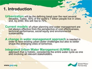 SustSan workshop: Integrated Urban Water Management by Ankur Gupta | PDF
