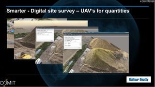 Smarter - Digital site survey – UAV’s for quantities
 