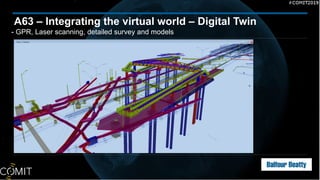 A63 – Integrating the virtual world – Digital Twin
- GPR, Laser scanning, detailed survey and models
 