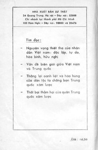 Sự thật về quan hệ Việt Trung 